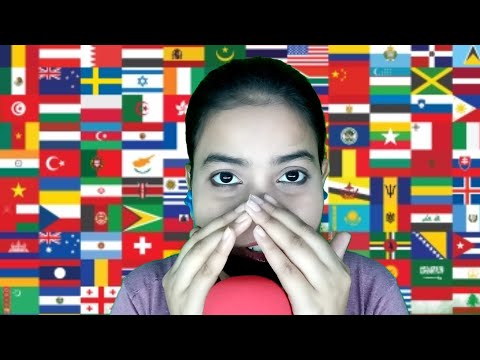 ASMR "Good Afternoon" In Different Languages With Mouth Sounds