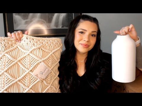 ASMR - Home Decor Haul | Tapping, Fabric Sounds, Old School Show & Tell
