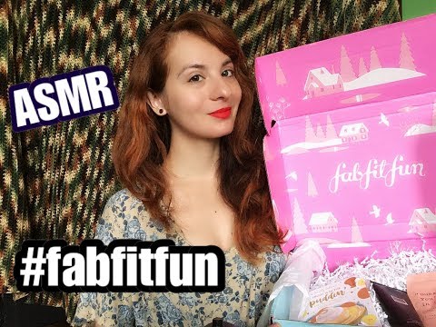 ASMR || FAB FIT FUN WINTER BOX (soft spoken unboxing)