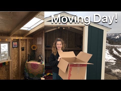 Moving Into a TINY HOUSE (Art Shed)