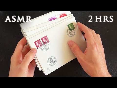 ASMR Stamps from 1976 | 2 hours Philately and Maps