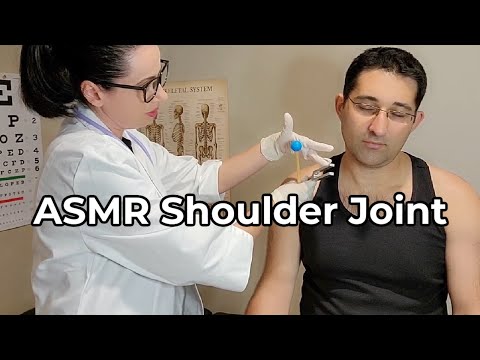 ASMR [Real Person] Shoulder Joint Exam (Trigger Points, Range of Motion) Soft Spoken Roleplay