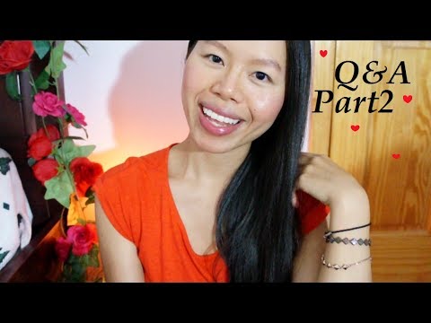 ASMR Q&A Part 2 - Ya'll Are Nosy HAHA jk , Now We Are Really Friends LOL! :)