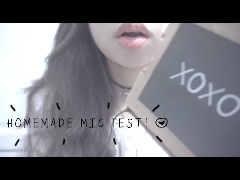 [ASMR] New Homemade "3dio" Mic Test !! 5k Subs °˖✧◝(⁰▿⁰)◜✧˖°