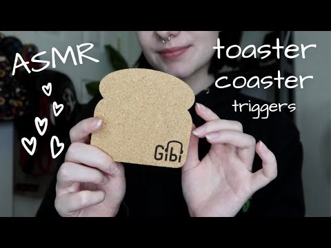 ASMR | ONE HOUR of toaster coaster tapping & scratching! 💤 (no talking after intro)