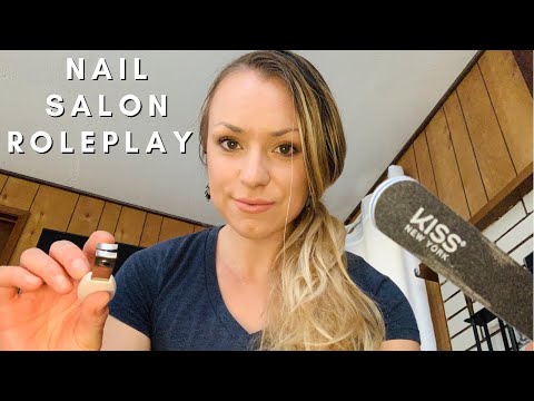 EXTREMELY TINGLY NAIL SALON ROLEPLAY ASMR | Doing Your Nails ASMR Relaxing | Soothing Triggers ASMR