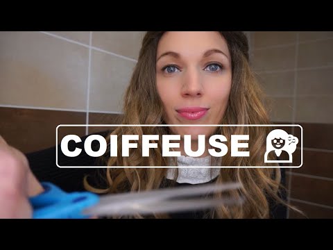 ASMR Coiffeuse : Shampoing, coupe, brossage...