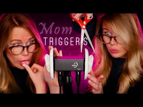 ASMR | 5 different Mom Triggers | 3Dio Ear Attention | Isabel imagination (sponsored by Raycon)