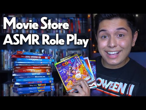 ASMR | Disney Movie Store Role Play! (Movie Collection & More!)