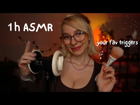 ASMR Your Favorite TRIGGERS - 1 Hour of Pure Relaxation