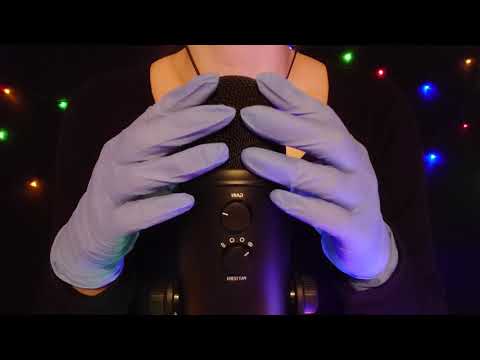ASMR - Latex Gloves (Microphone Rubbing & Hand Sounds) [No Talking]