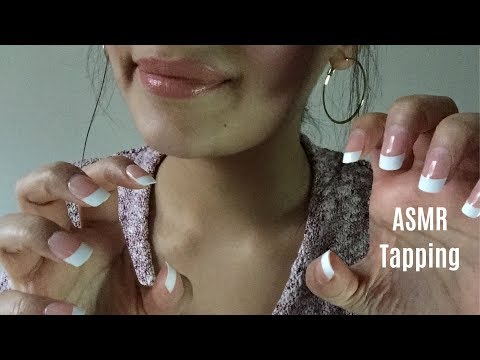 ASMR Tapping w/ Fake Nails  (Minimal Talking)
