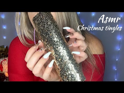 ASMR | Christmas Tingles (tapping, scratching, crinkles & more ) 🎄🎅🏼☃️