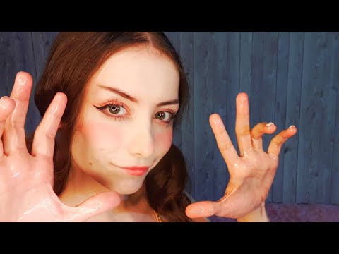 I will give you a wet massage💦oil sounds🙃personalized attention😌 ASMR/АСМР😊 массаж/звуки масла😌