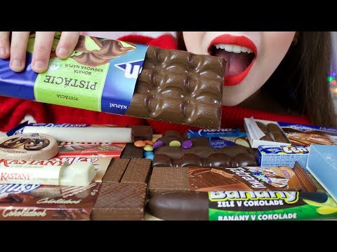 ASMR OLD SCHOOL CHOCOLATE SNACKS (Extreme CRUNCHY Eating Sounds) No Talking