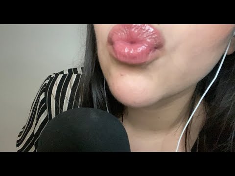 ASMR Mouth Sounds (UP CLOSE Kisses & Tapping)