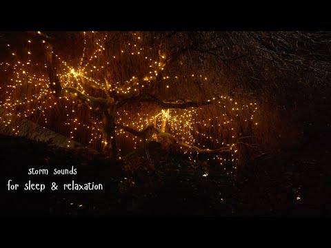 ASMR walking through a stormy night ~storm sounds for relaxation & sleep~ | Stardust ASMR