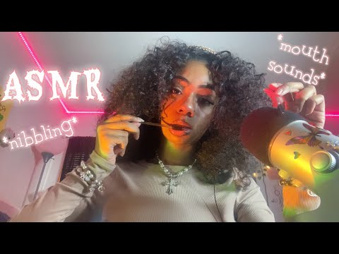 ASMR Spoolie Nibbling & Mouth Sounds 👄✨ (Super Tingly)