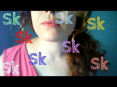 ASMR SK Up Close (Word Repetition / Mouth Sounds)