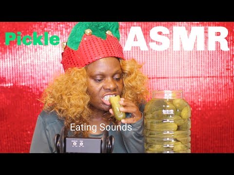 Crunchi Pickles ASMR Eating Sounds Bells | Spirit Payton