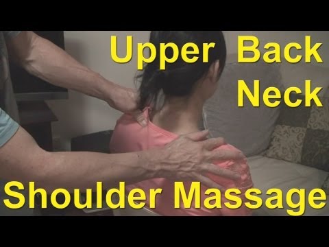 Relaxing Upper Back, Neck & Shoulder Massage with ASMR Whisper