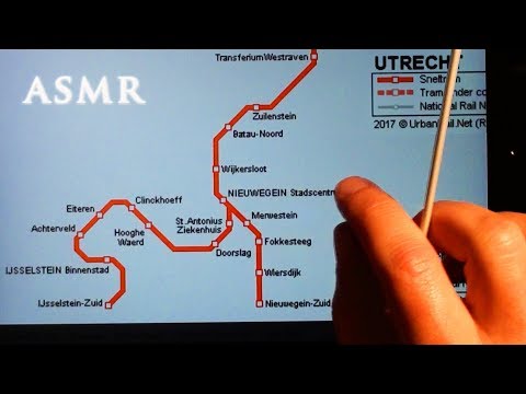 ASMR Try Finding Calm in Crisis | Maps of Utrecht and Christchurch + Gentle Rain Sounds