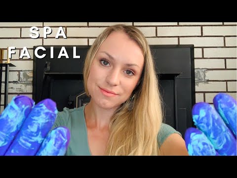 ASMR SPA ROLEPLAY WHISPER | ASMR Spa Layered Sounds | Spa Facial Treatment Face Touching | Relaxing