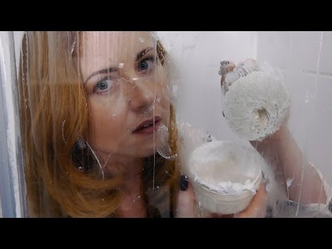 Would You Lather? ASMR Foam on GLASS | Rain Drops | Binaural