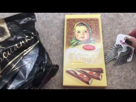 ASMR Russian Chocolate and Gifts