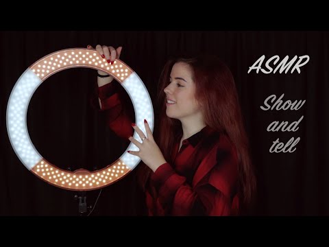 Cómo grabo ASMR - mi material nuevo | Tapping  y scratching | Show and tell | Soft spoken