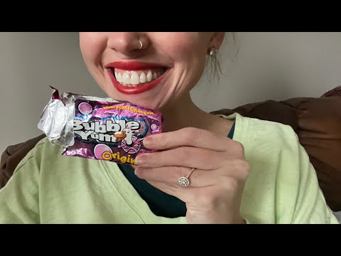 ASMR - National Bubble Gum Day! - Gum Chewing/Bubble Blowing Ramble