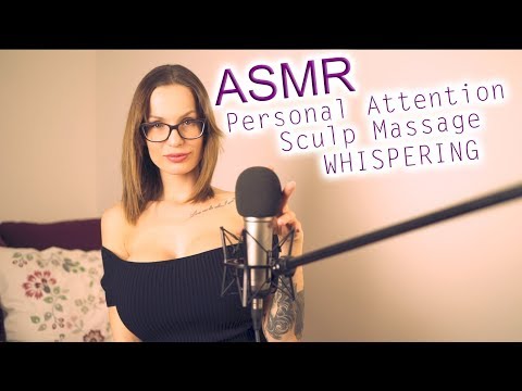 ASMR Personal Attention Scalp Massage and Soft Whispering for Sleep German
