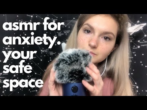 ASMR for Anxiety & Worrying Minds ~ Your Safe Space // Fluffy Mic & Hand Movements