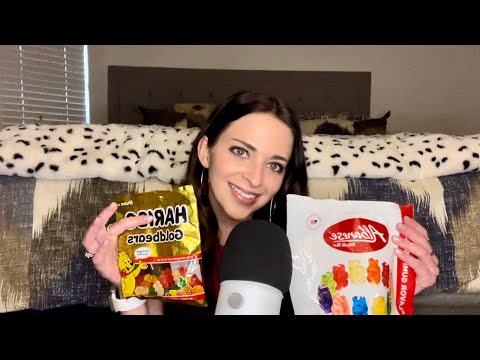 ASMR| Eating Gummy Candy while Whispering 🩷