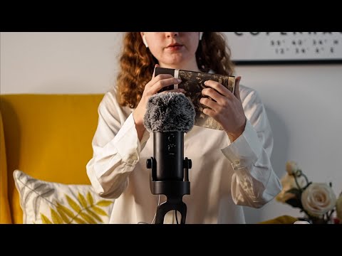 ASMR Tapping on book cover