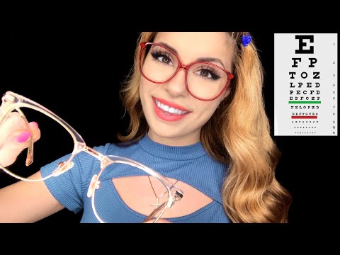 ASMR Eye Exam & Glasses Fitting 👓 Medical Roleplay, Eye Tests, Light Exam, Personal Attention 👩‍⚕️