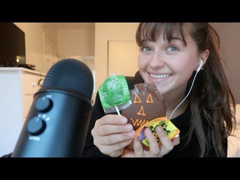 ASMR - Halloween Candy Eating (mouth sounds)