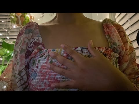 ASMR Relaxing Fabric Scratching￼ ✨Soft Whispers✨