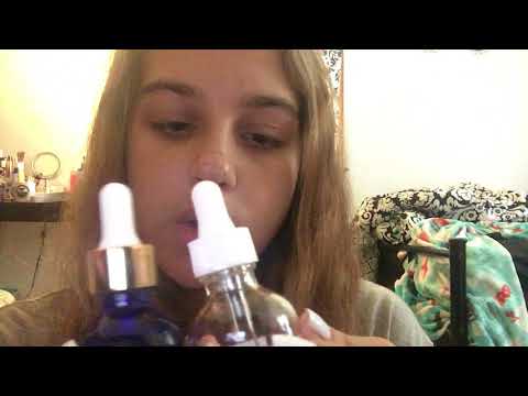 ASMR RP - skincare shop roleplay - tapping, whispering, liquid shaking
