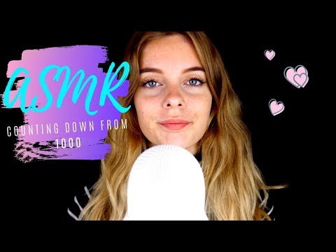 [ASMR] Counting Down From 1000