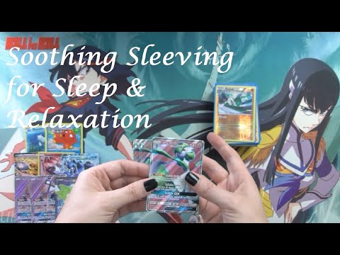 [ASMR] Soothing Sounds to Sleep | Gardevoir GX Deck Sleeving