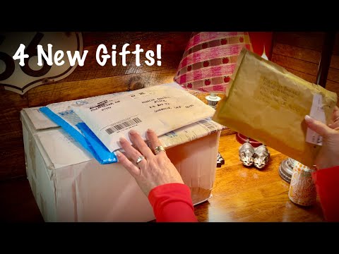 Opening 4 Gifts!! 🎁 (Soft Spoken only) Unpacking/unboxing gifts from U.S. & Spain! ASMR