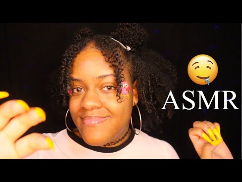 ASMR - CAMERA TAPPING, DRY MOUTH SOUNDS & FACE PLAY 🤤♡