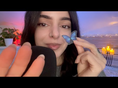 ASMR Super close to the mic, just like you asked 😬 mouth sounds, tapping, tracing, mic scratching...