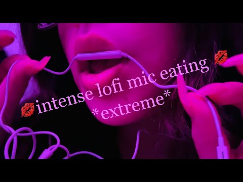 {lofi} extreme mic eating with long nails 💋