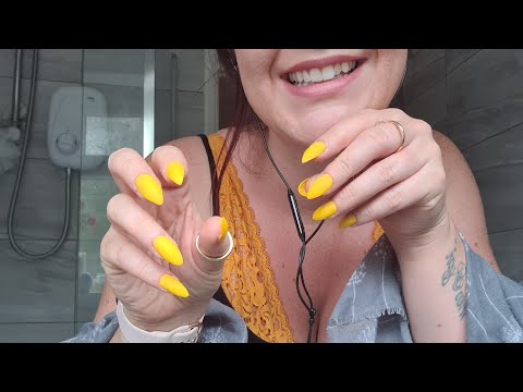 Plucking Pulling and Tapping You - Visual ASMR - long fake nails 💅