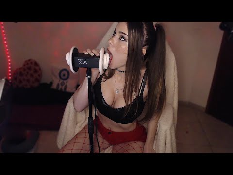 ASMR - the most INTENSE Licking ear you will ever hear 👅