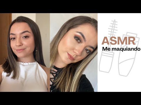 ASMR ME MAQUIANDO E CONVERSANDO | VOZ SUAVE (vem mimir) 💄💤😴 #asmr #makeup