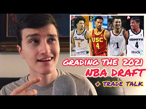 Grading The 2021 NBA Draft + Trade Talk ( ASMR )