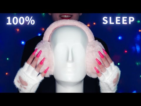 ASMR Brain Melting Mic Scratching , Tapping & Massage with Long Nails 💙 No Talking for Sleep 😴1 HOUR